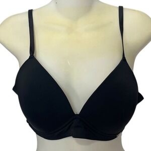 Vince Camuto Black T-Shirt Bra Adjustable Straps Comfortable‎ Everyday
